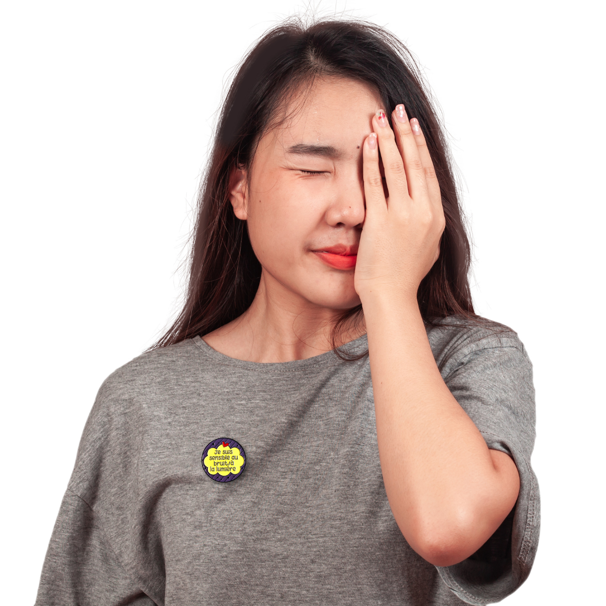 Pin's SOY SENSIBLE AL RUIDO/LUZ