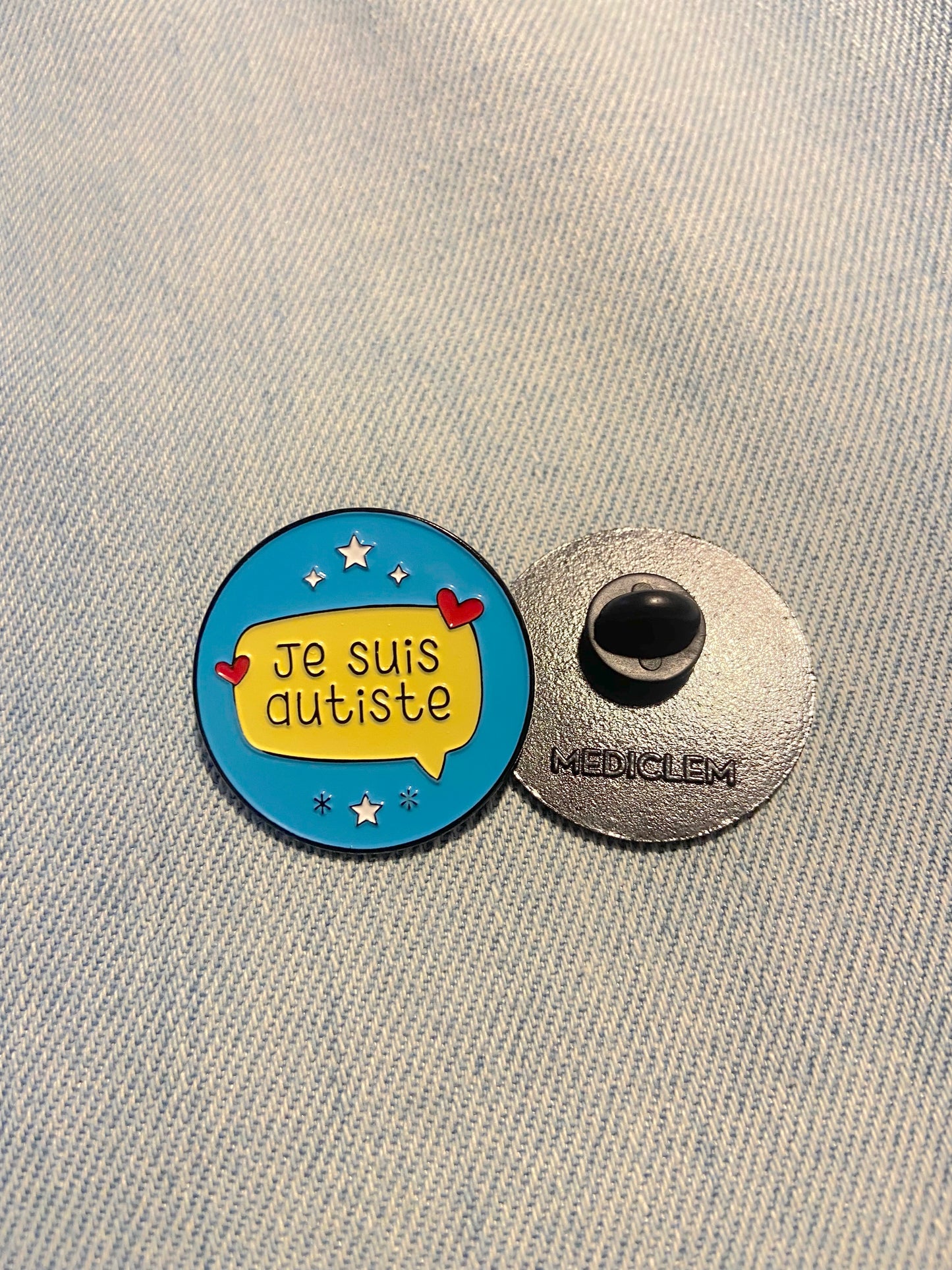 I AM AUTISTIC Pin