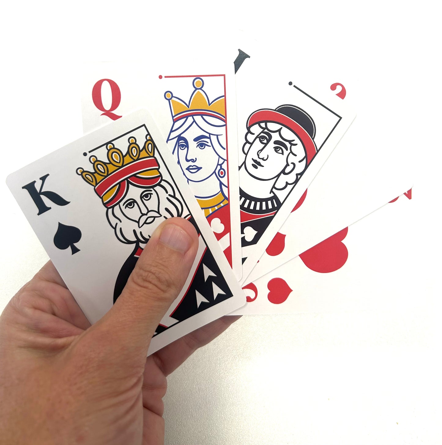 Jeu de cartes classique GROS CARACTERES