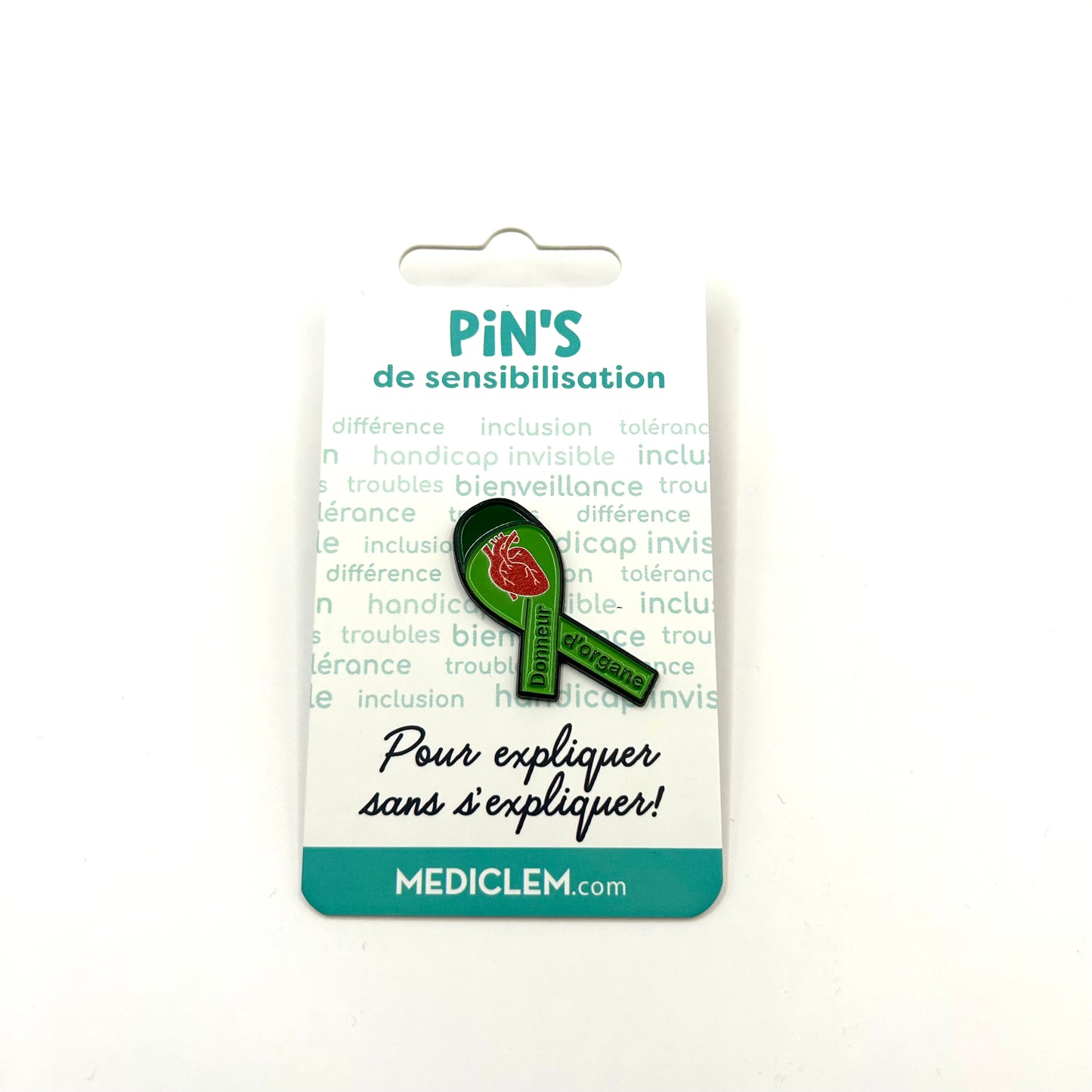 ORGAN DONOR Pin