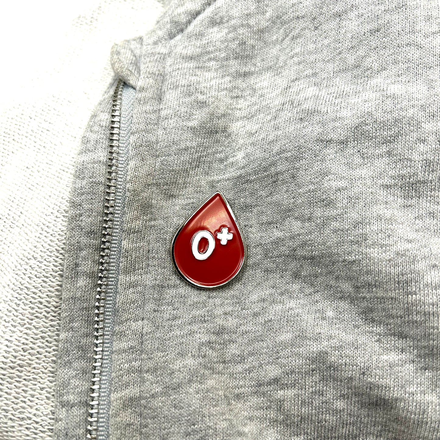 Pin del grupo sanguíneo O+