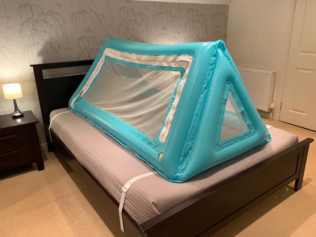 HANDILIT - Pack tente de lit sécurisée + Pompe Manuelle + Sac de transport