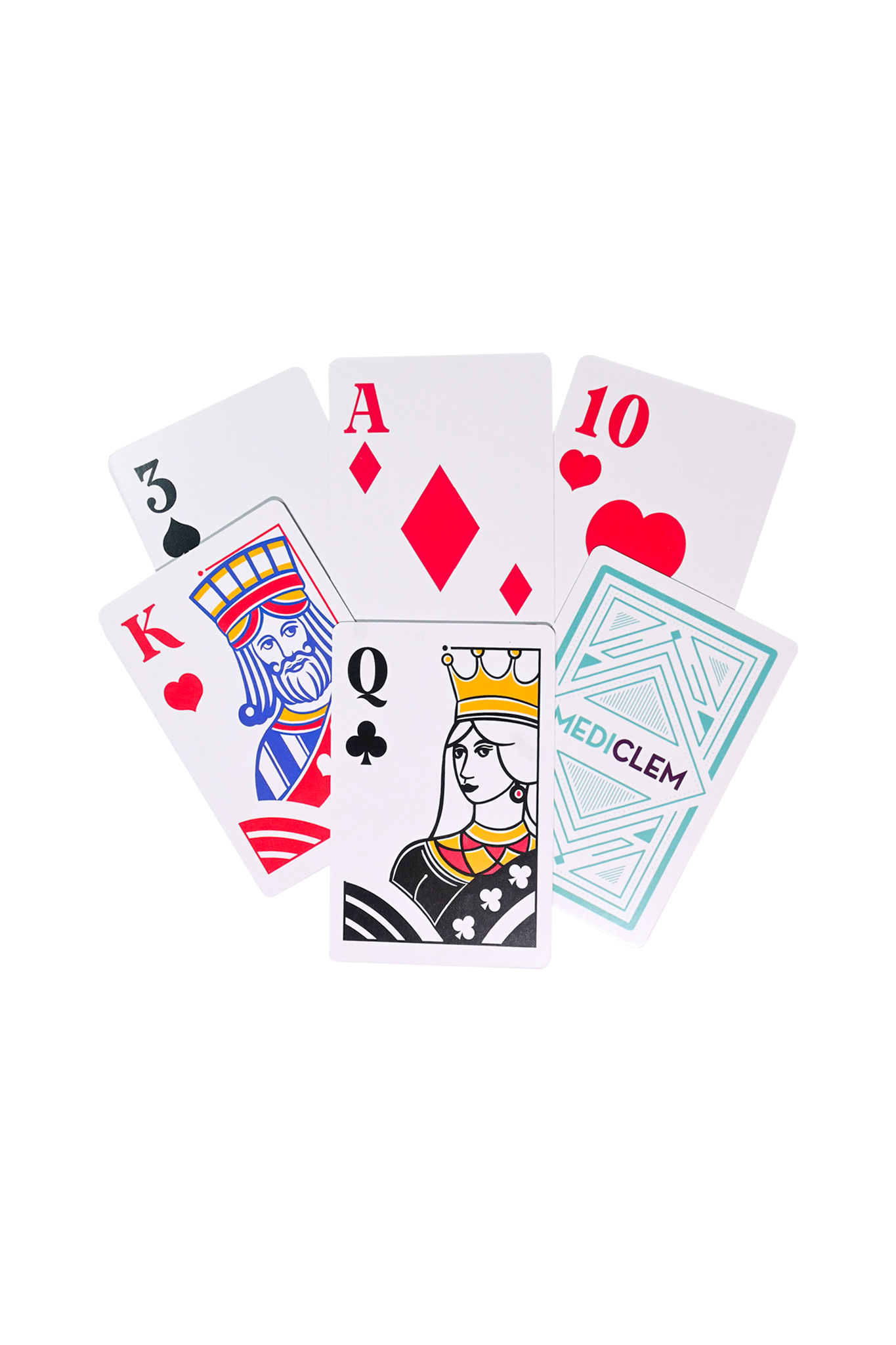 Jeu de cartes classique GROS CARACTERES
