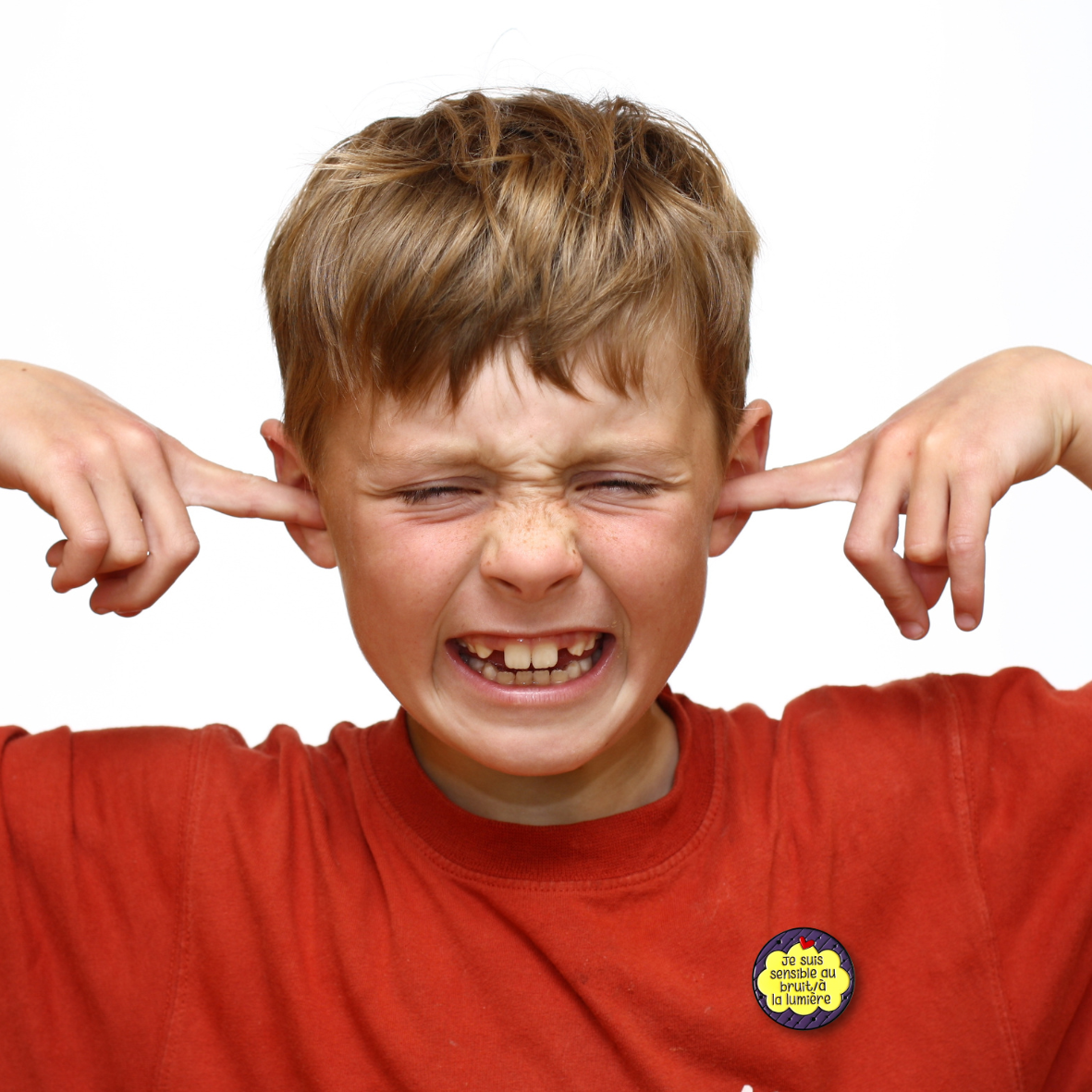 Pin's SOY SENSIBLE AL RUIDO/LUZ