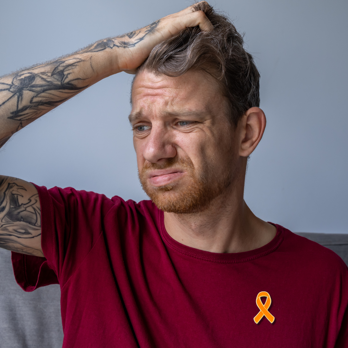 Pin de CINTA NARANJA - TDAH y Leucemia