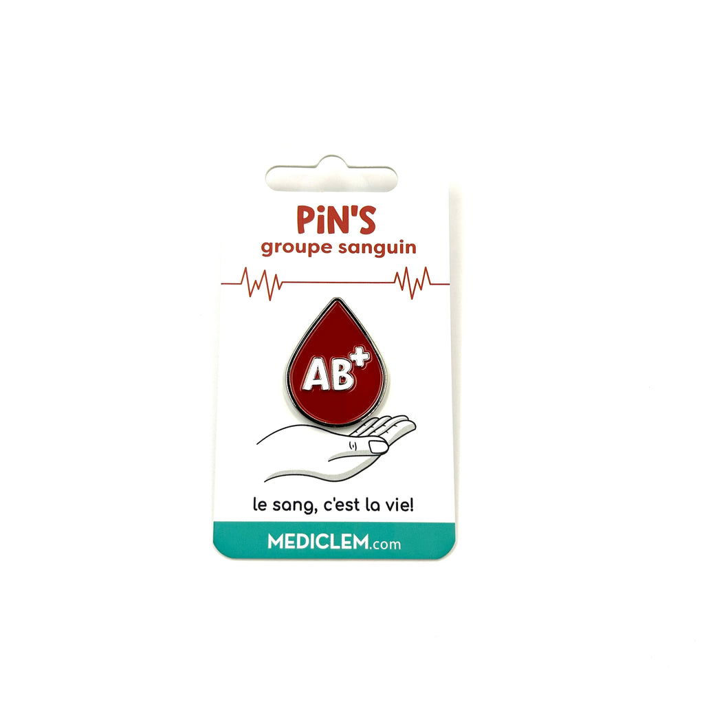 Pin's groupe sanguin AB+