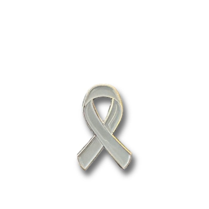 Pin's RUBAN GRIS - TUMEURS CEREBRALES