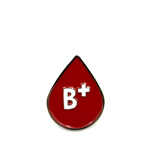 Pin del grupo sanguíneo B+