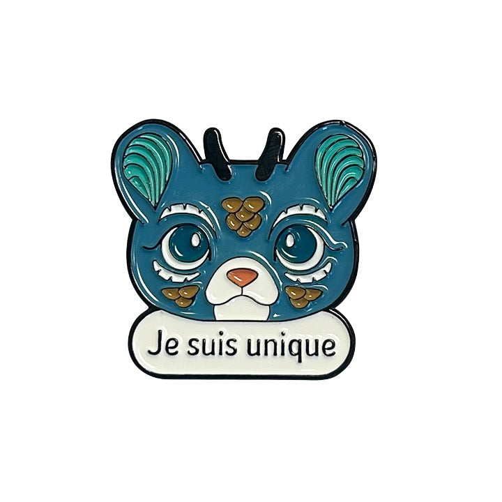 Pin's Etre fantastique - Je suis unique