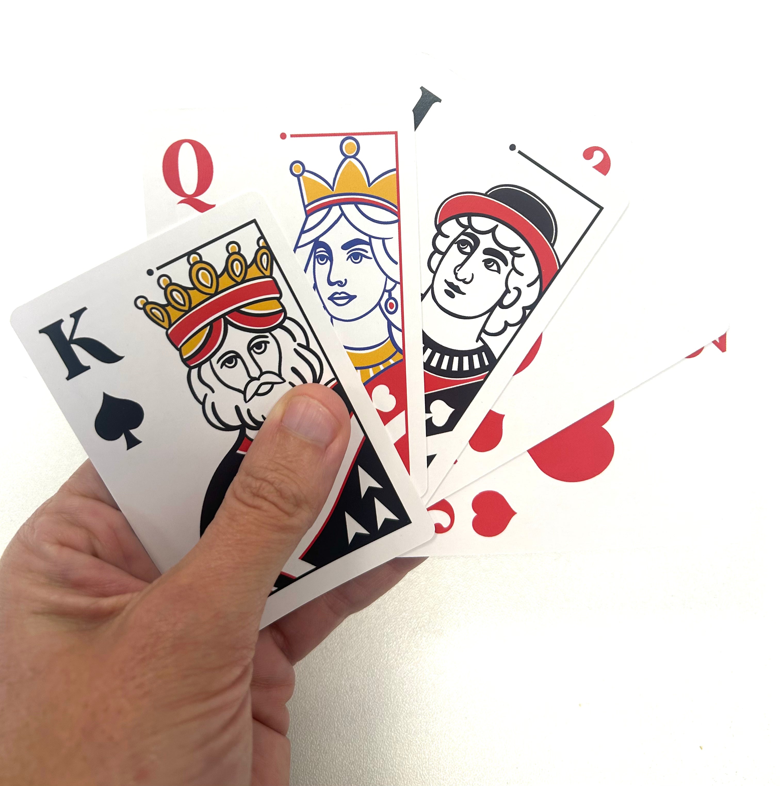 Jeu de cartes classique GROS CARACTERES