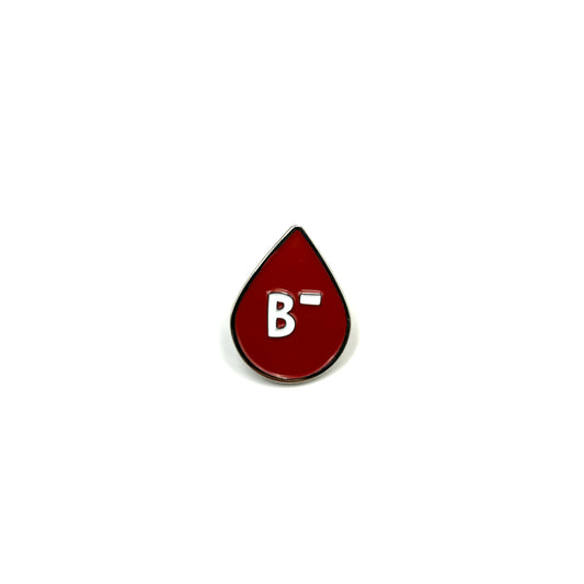 Pin's groupe sanguin B-