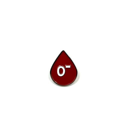 Pin's groupe sanguin O-