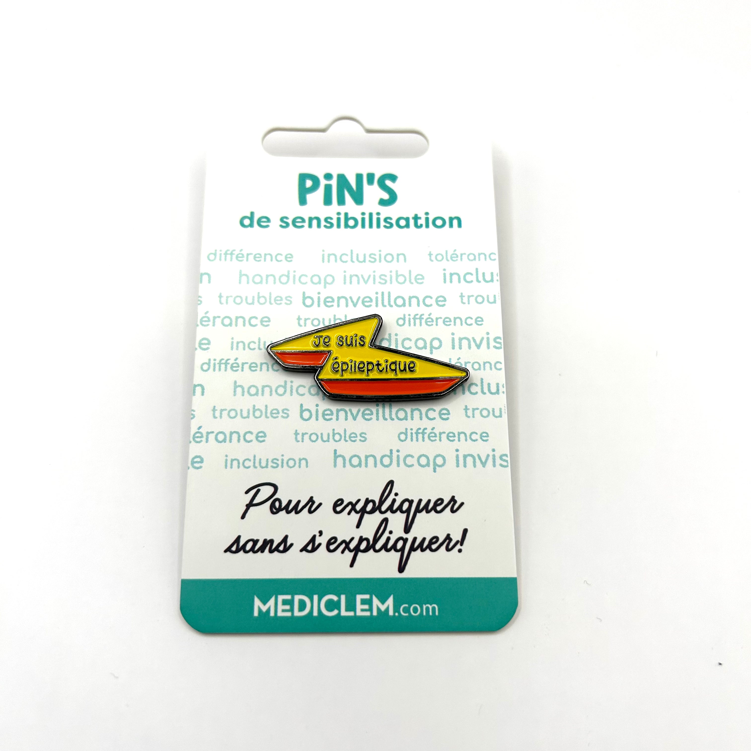 Pin's JE SUIS EPILEPTIQUE